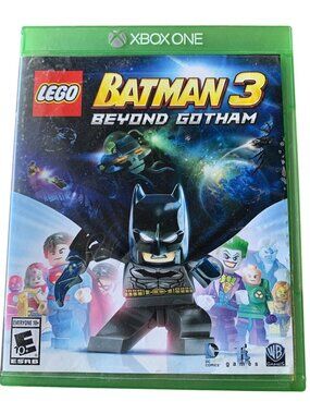 Lego Batman 3 Beyond Gotham XBox One Video Game w/ Case Heroes Villains Fun